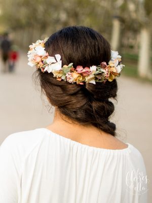 Coronas y diademas flores para el pelo | Las Flores de Ella